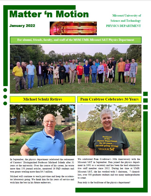 Newsletter 2022 front page